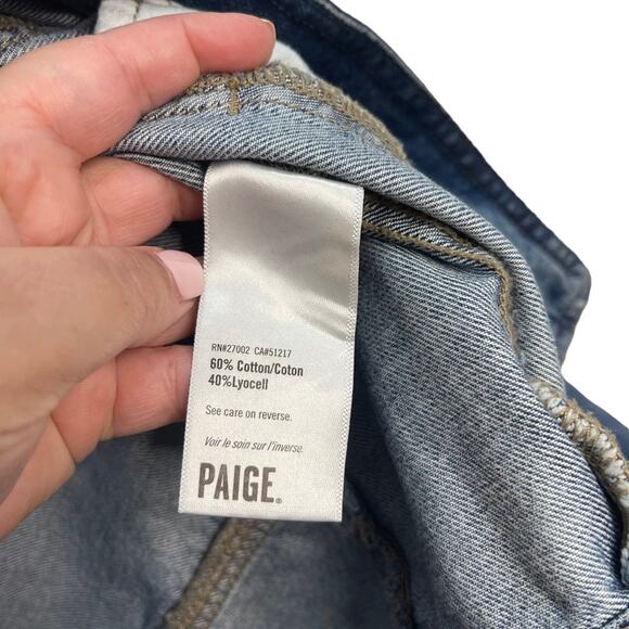 Paige Sivan Denim Blue Moto Jacket - Picture 8 of 8